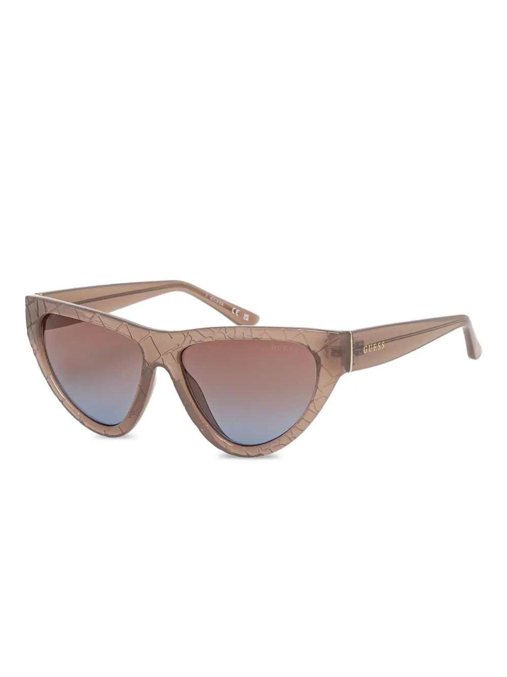 GUESS EYEWEAR cat-eye frame sunglasses - Beige