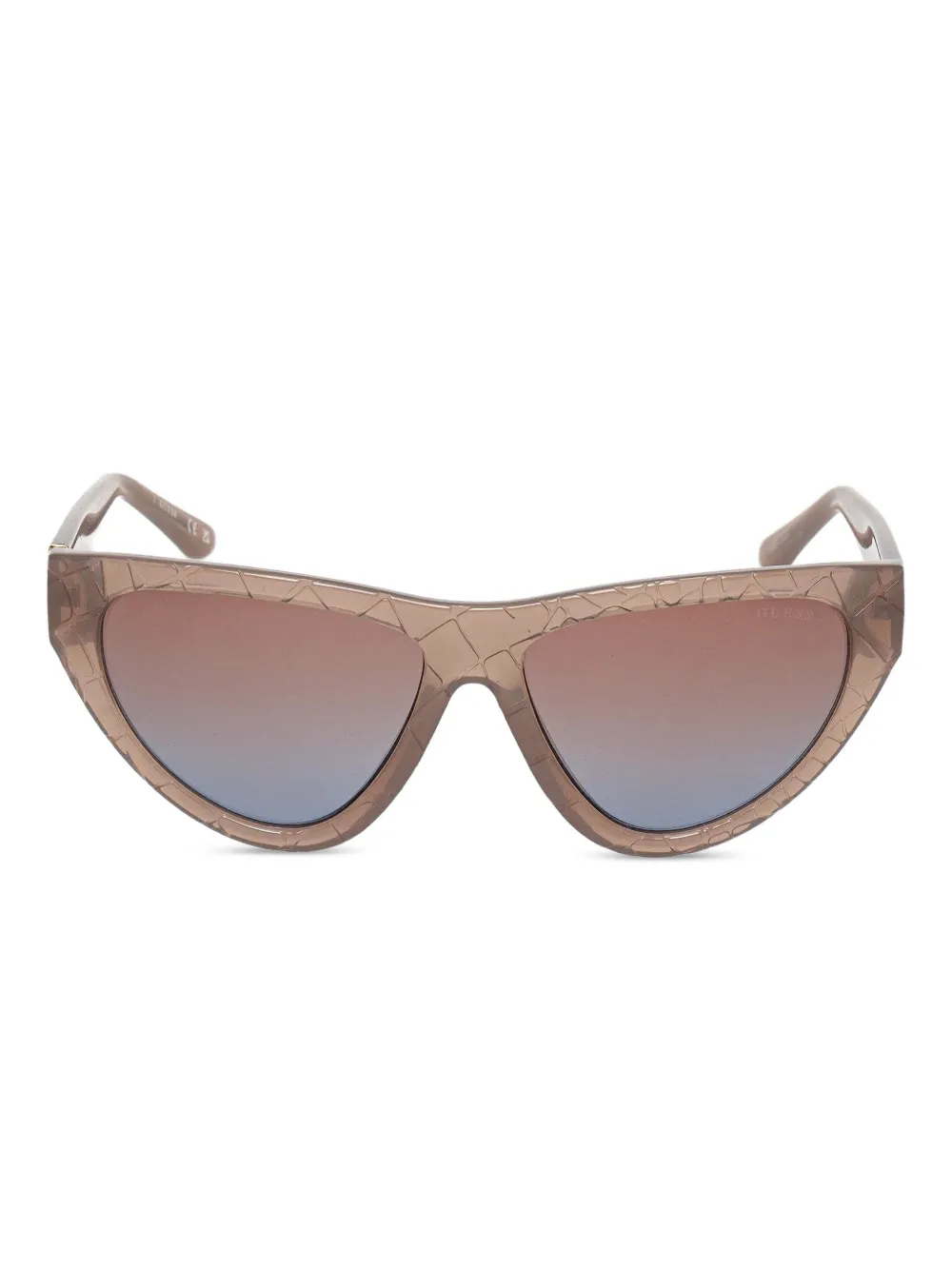 GUESS EYEWEAR Zonnebril met cat-eye montuur Beige