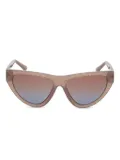 GUESS EYEWEAR cat-eye frame sunglasses - Neutrals