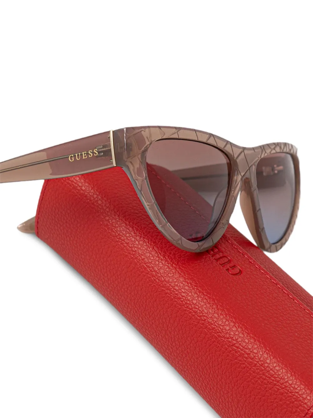  Guess Eyewear Cat-eye Frame Sunglasses - Neutrals 
