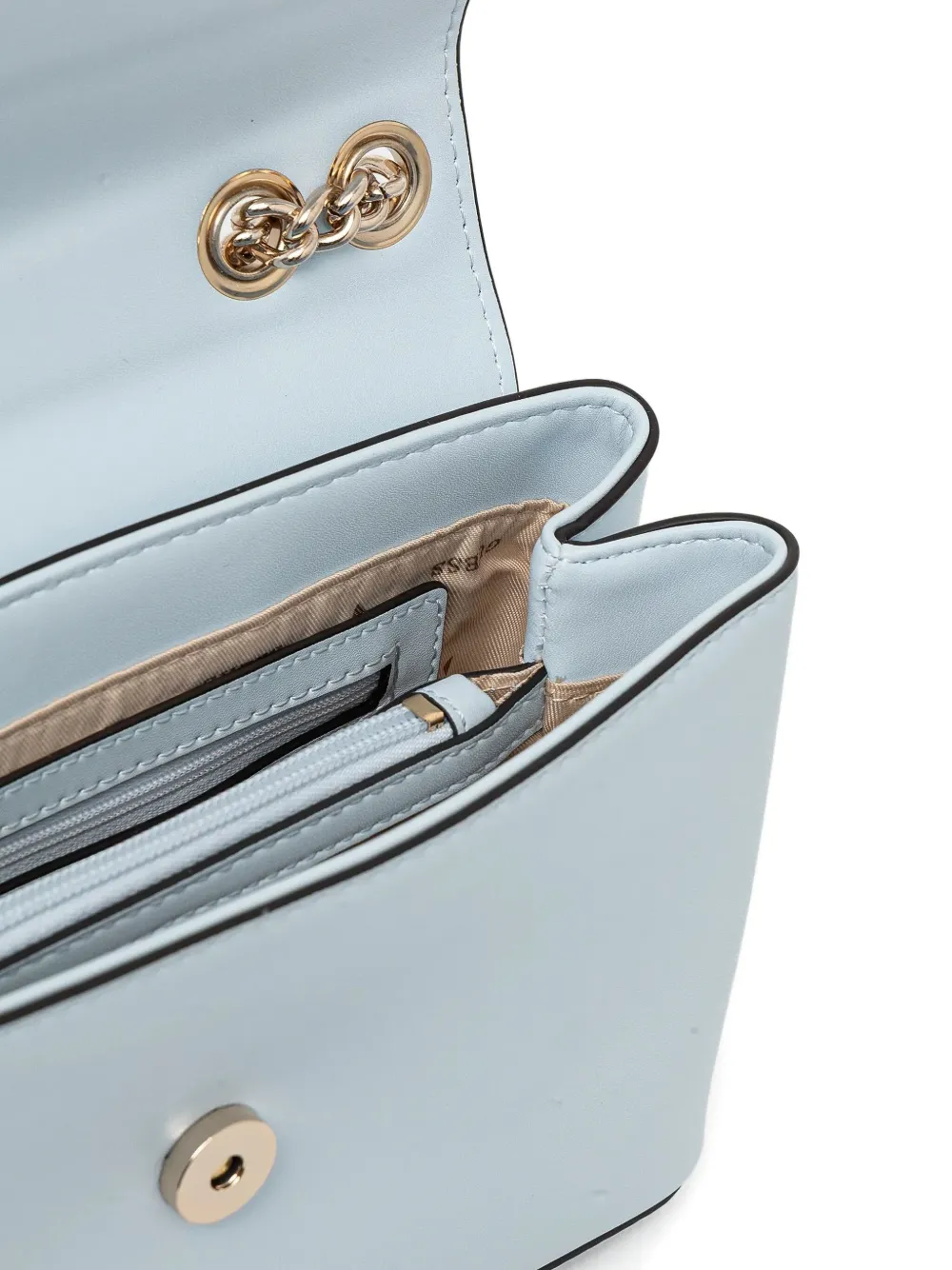 GUESS USA Crossbodytas met kettinghengsel en handgreep Blauw
