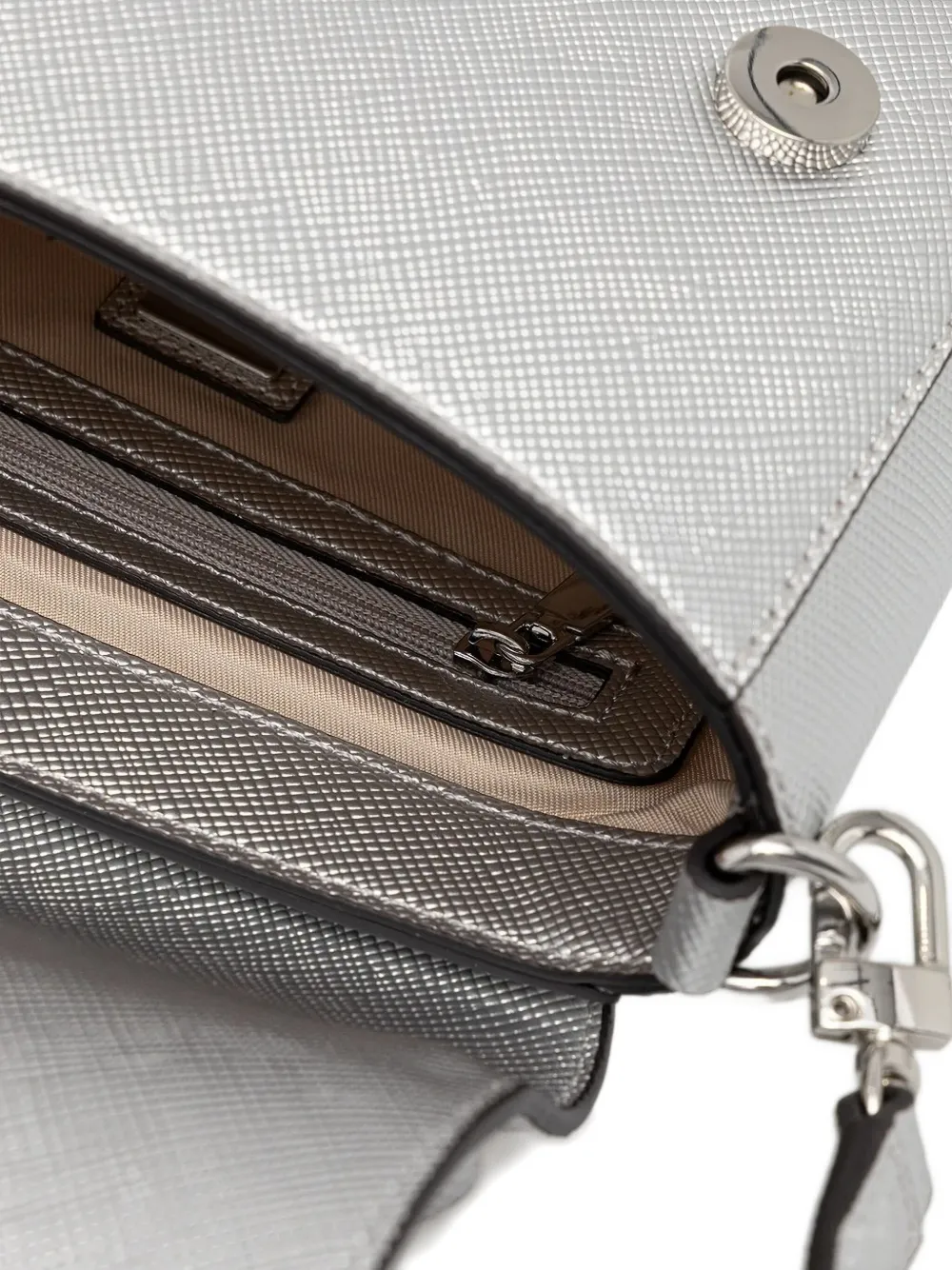 Guess Usa Mini Fedana Top-handle Handbag In Gray