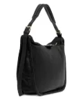 GUESS USA zip-top leather shoulder bag - Black