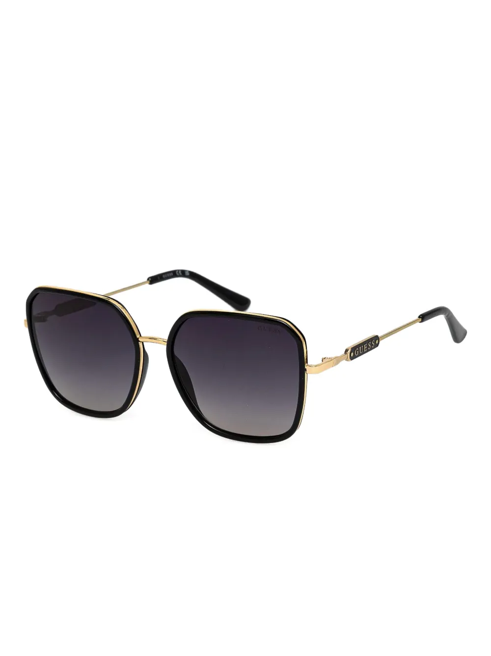 GUESS EYEWEAR Zonnebril met vierkant montuur Zwart