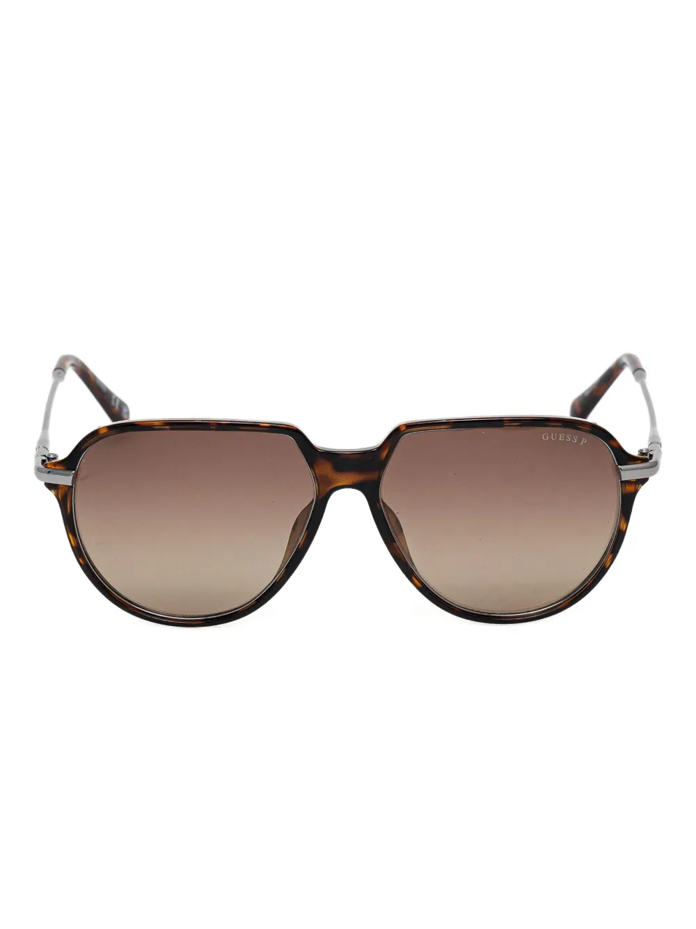 Guess Eyewear Tortoiseshell-frame Sunglasses In Brown