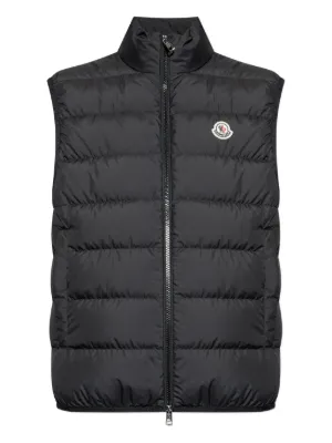 Moncler Nubiera Padded Gilet | Black | FARFETCH