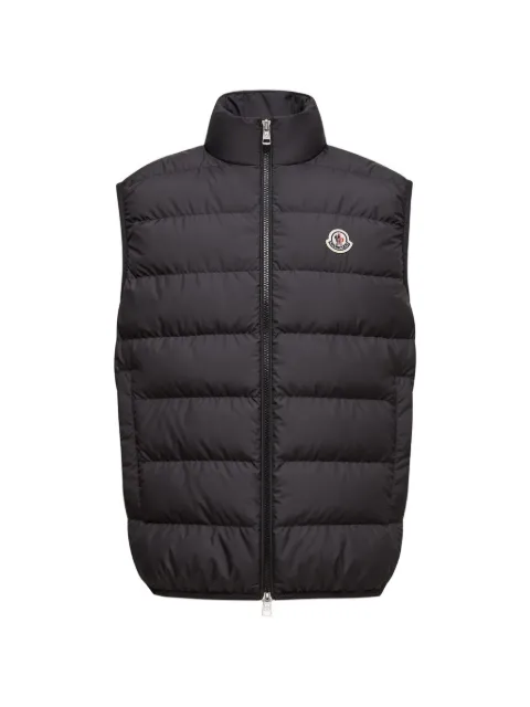 Moncler quilted logo-patch gilet