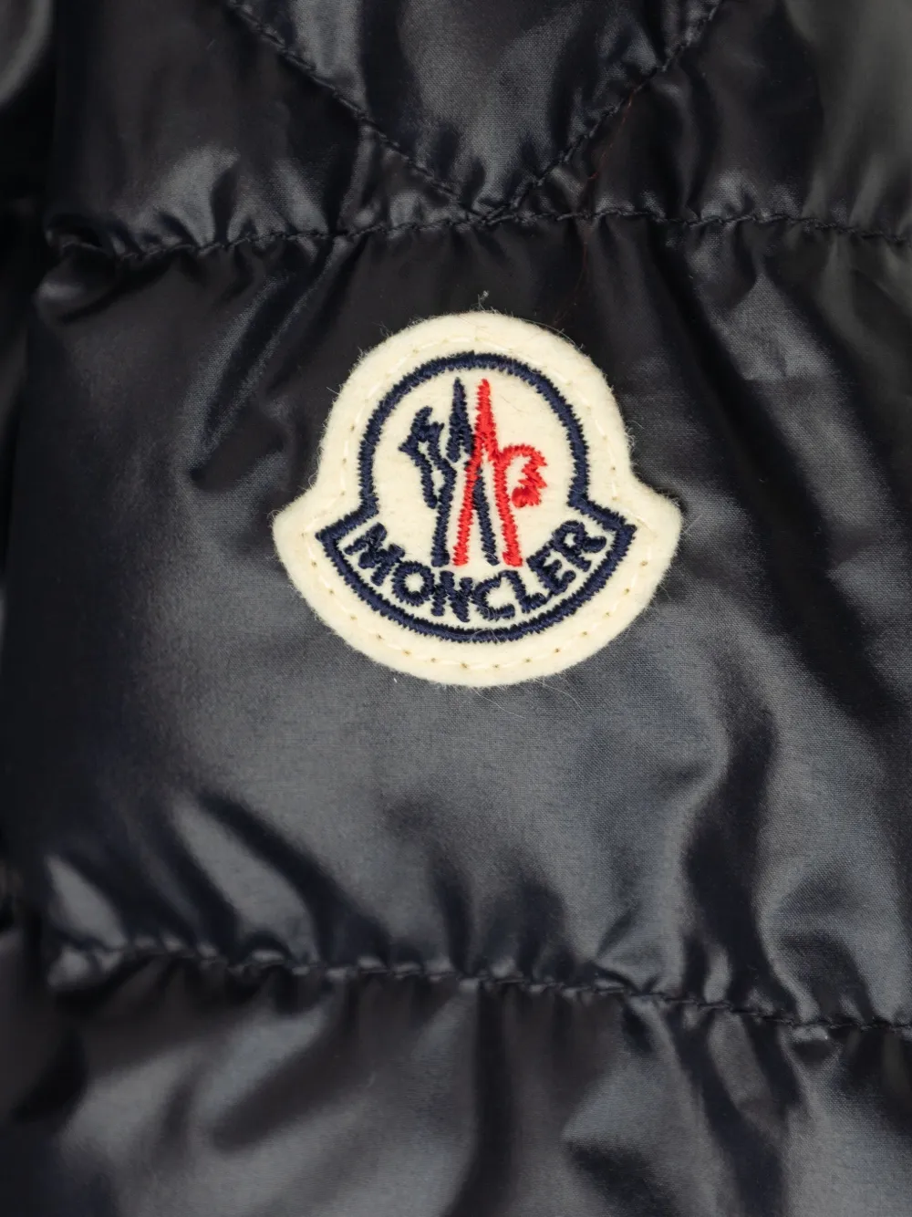 Moncler Enfant Gewatteerd jack Blauw