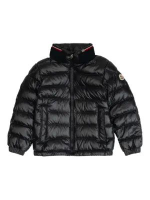 Moncler Enfant ジップアップ デニムジャケット | ブルー | FARFETCH JP