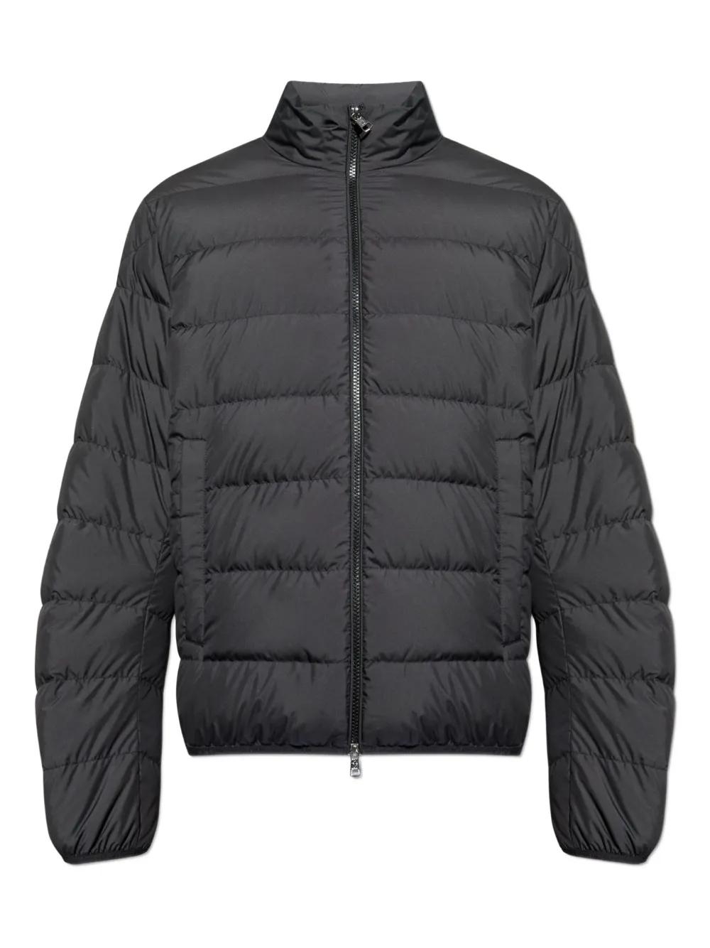 Moncler Gefütterte Jacke mit Logo-Patch | Schwarz | Image 1