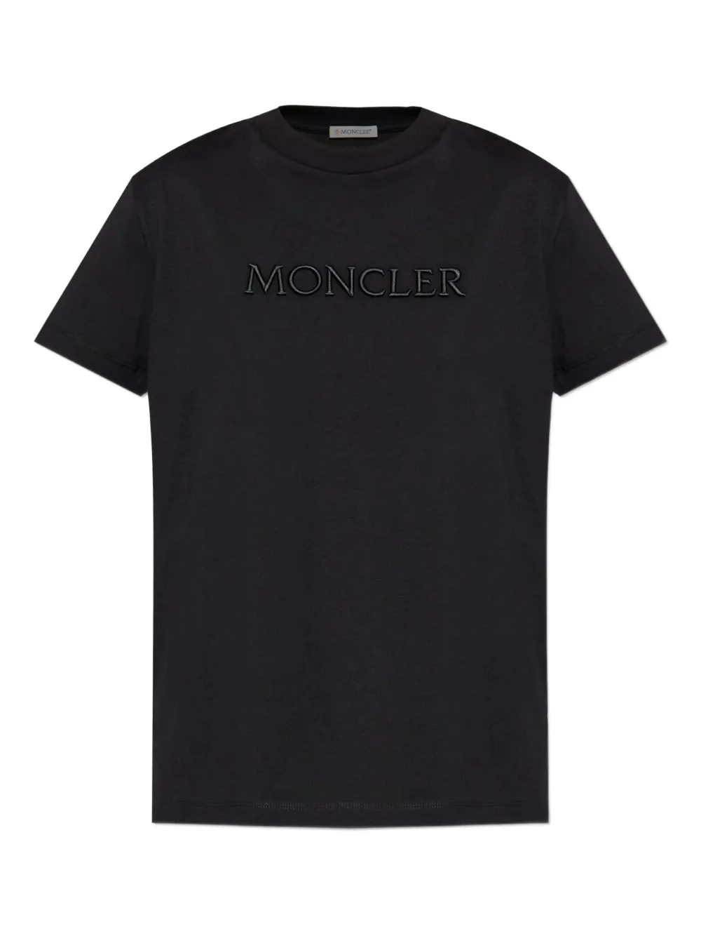 logo-embroidered t-shirt