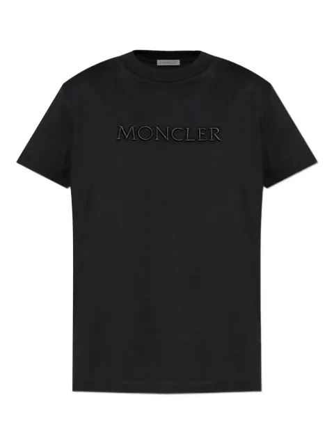 Moncler logo-embroidered t-shirt