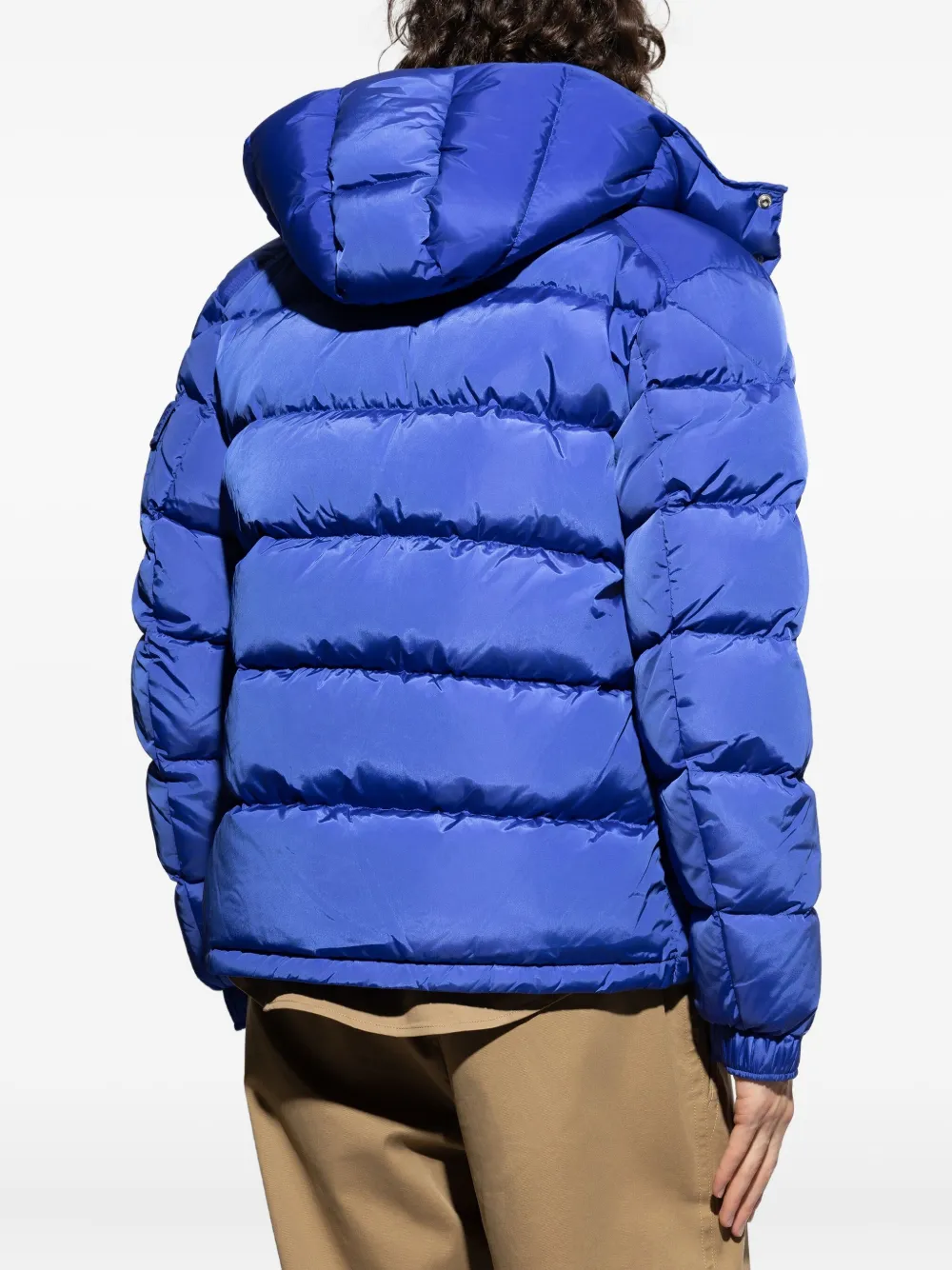Moncler Maya padded hooded jacket Blauw