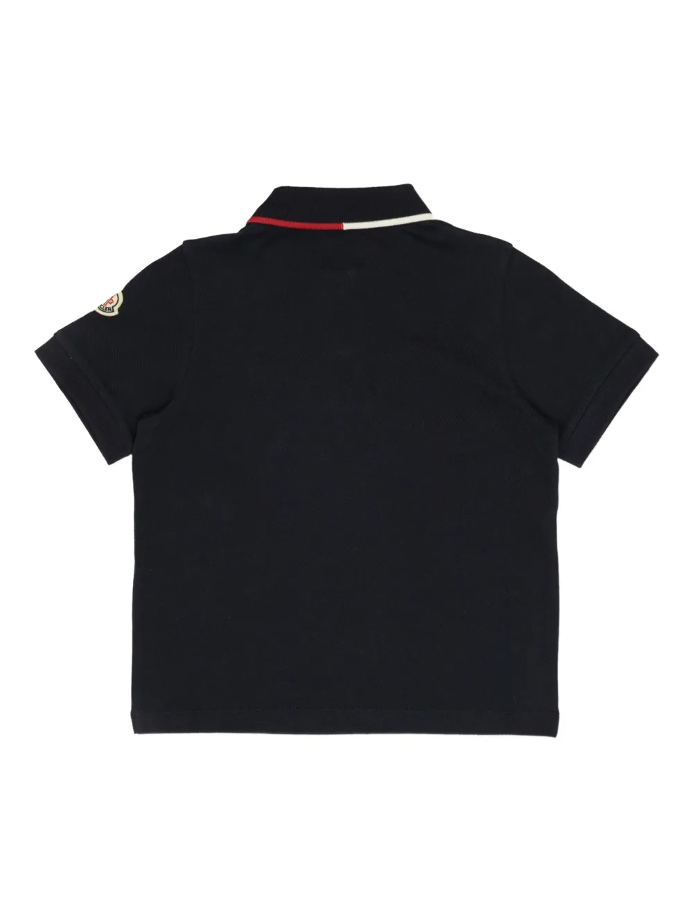 Moncler Enfant Katoenen poloshirt Zwart
