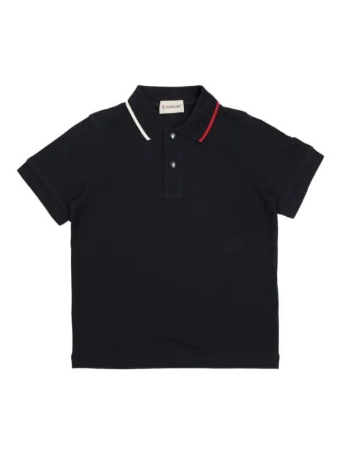 Moncler Enfant cotton polo shirt