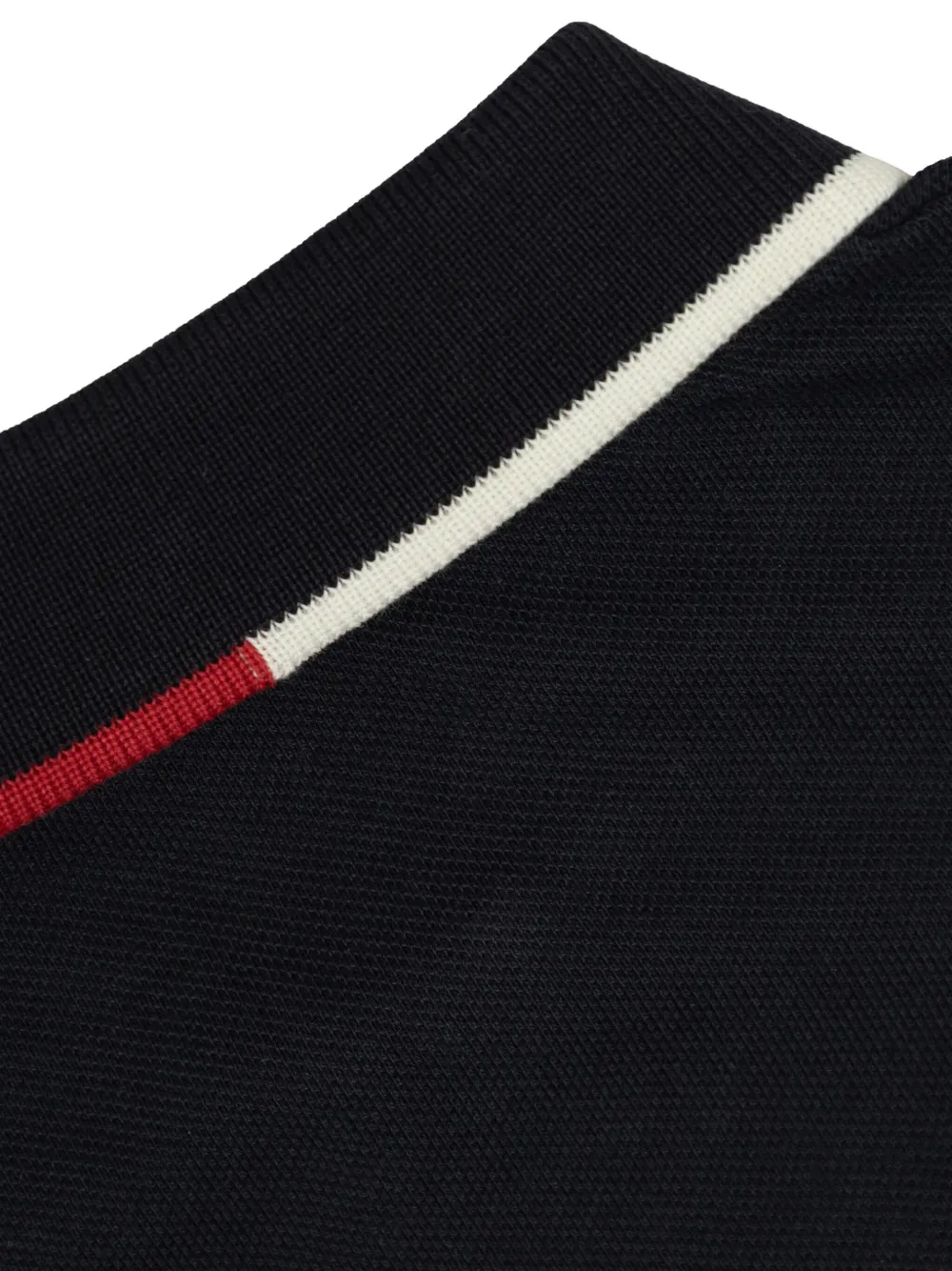Moncler Enfant Katoenen poloshirt Zwart
