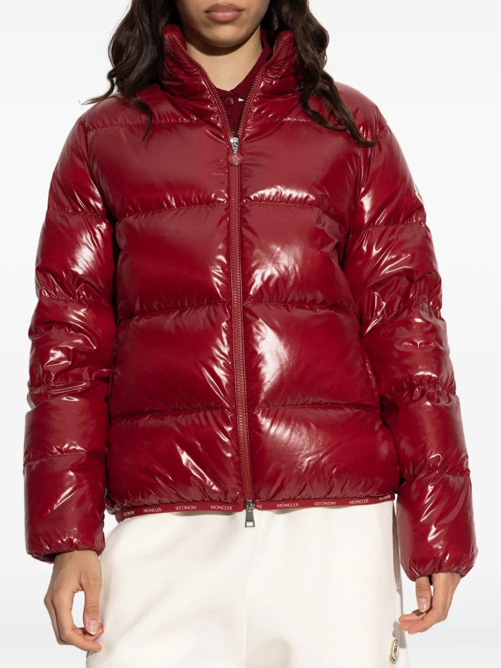 Moncler Abbadia jack Rood