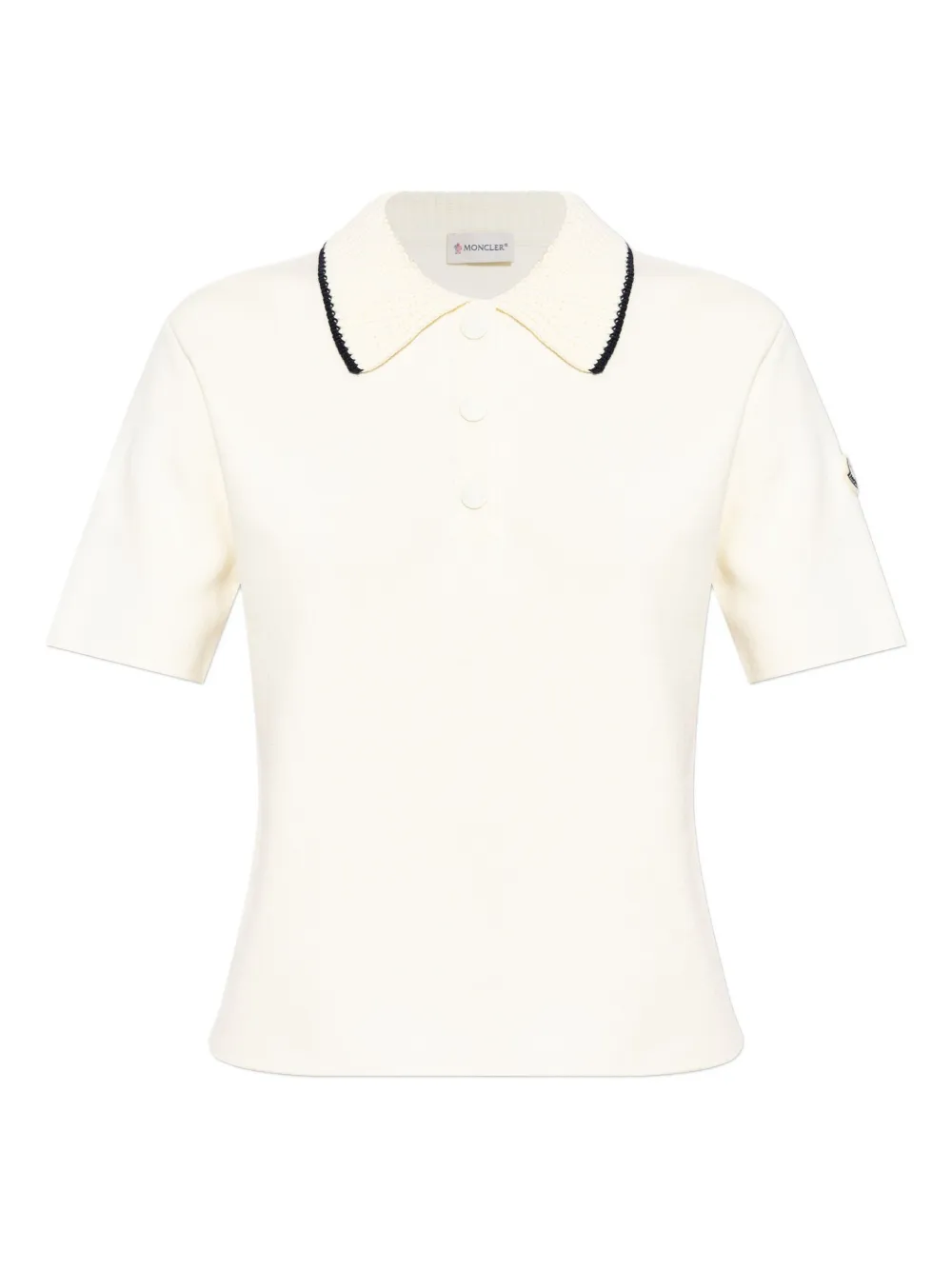 contrast stripe polo shirt