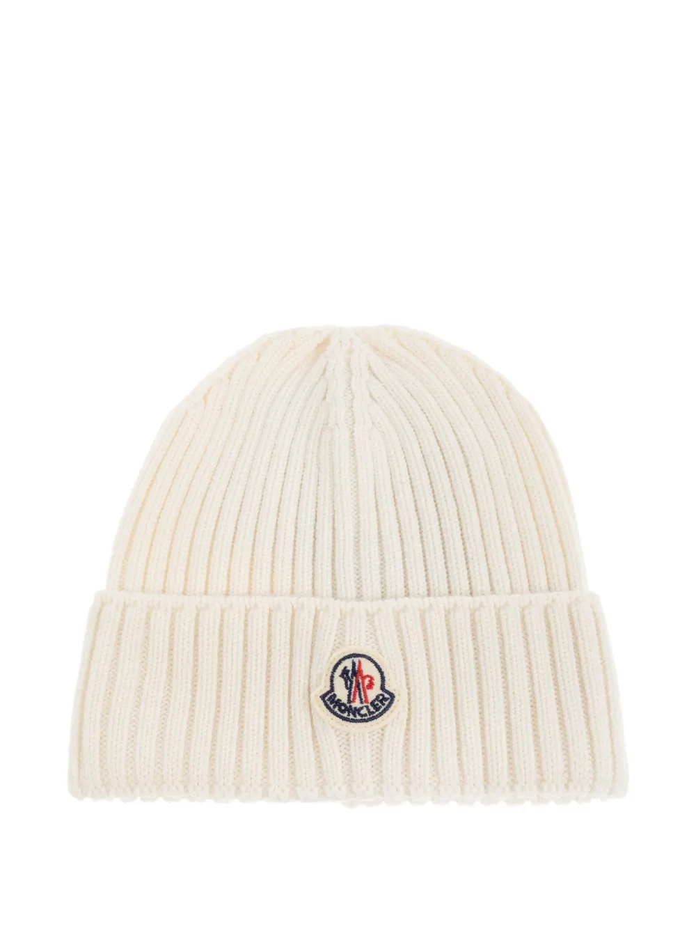 Moncler Enfant Muts van sc wol Wit