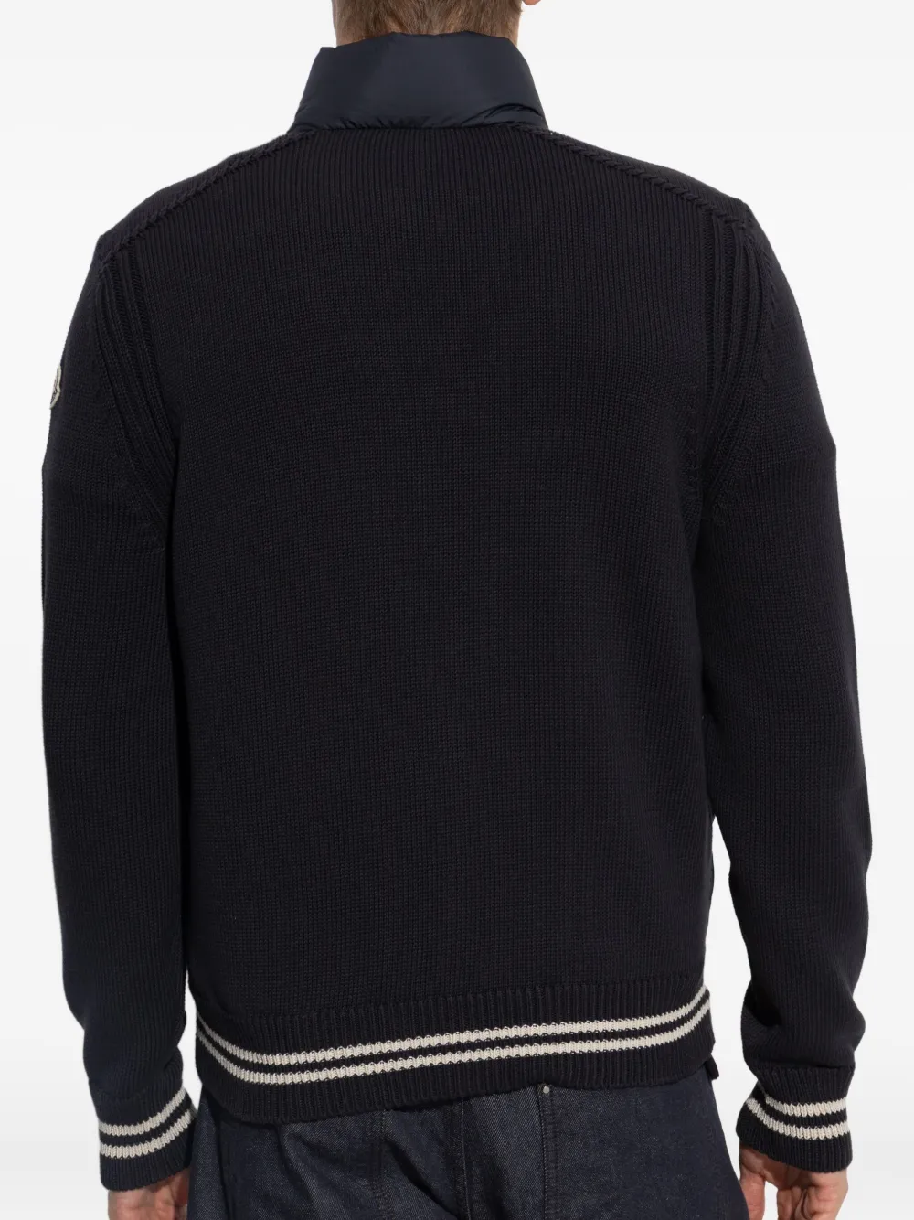 Moncler Vest met vlakken Blauw