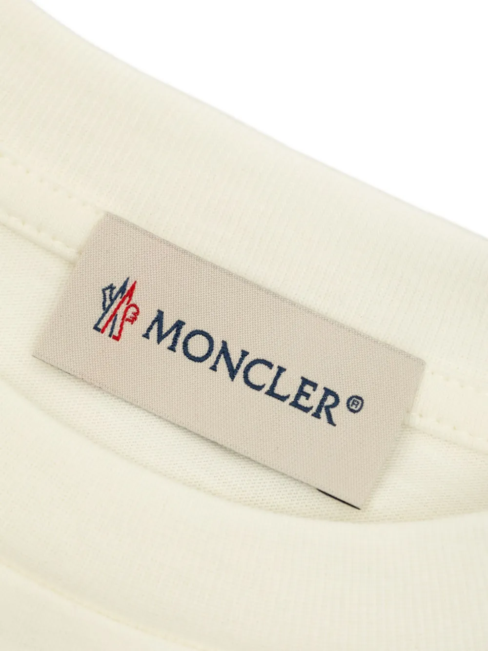 Moncler Enfant Katoenen T-shirt Wit