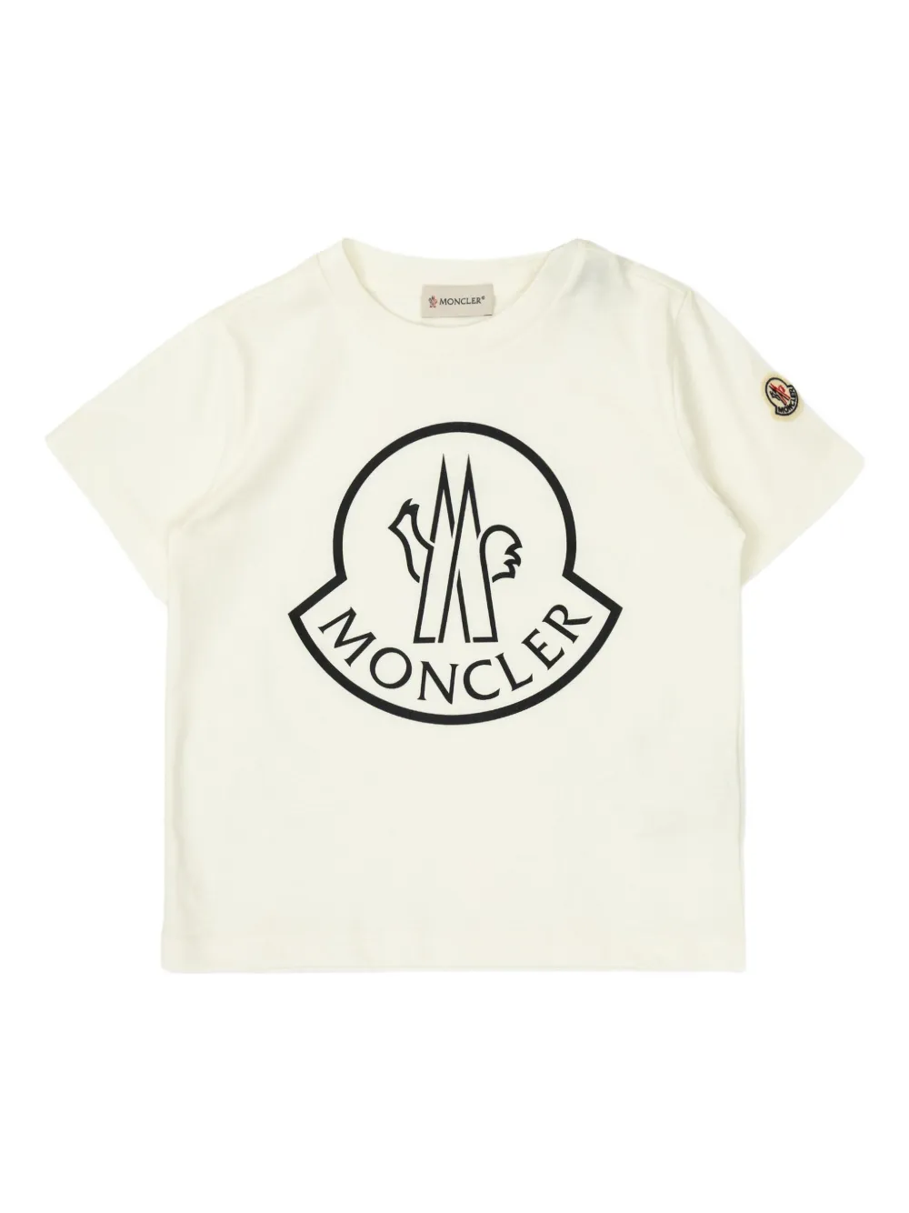 Moncler Enfant Katoenen T-shirt Wit