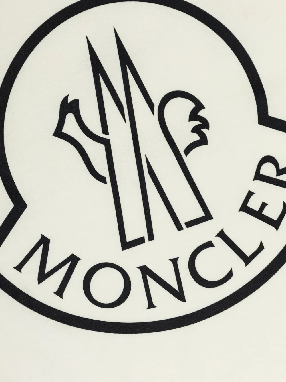 Moncler Enfant Katoenen T-shirt Wit