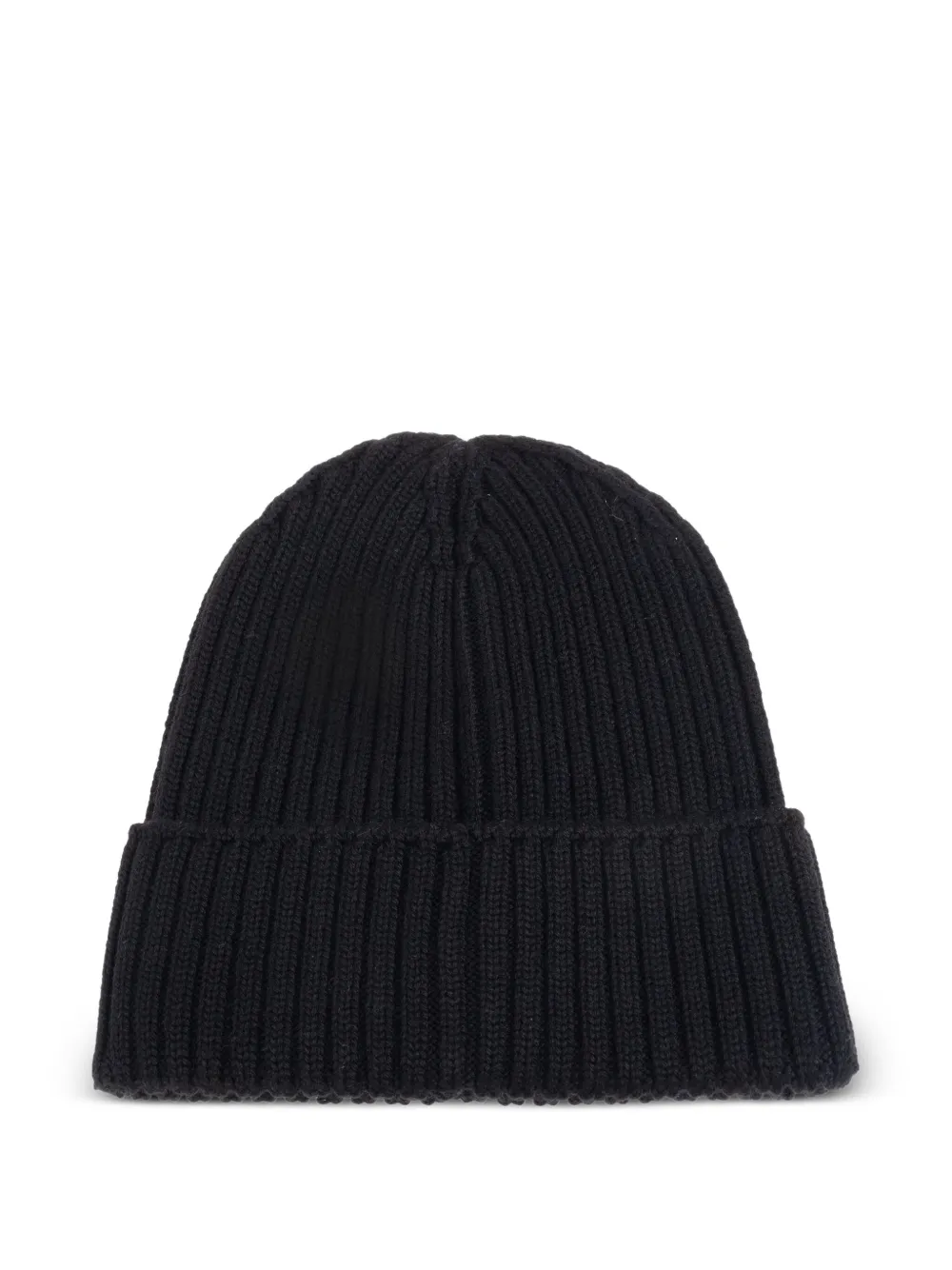 Moncler Enfant Ribgebreide muts Zwart