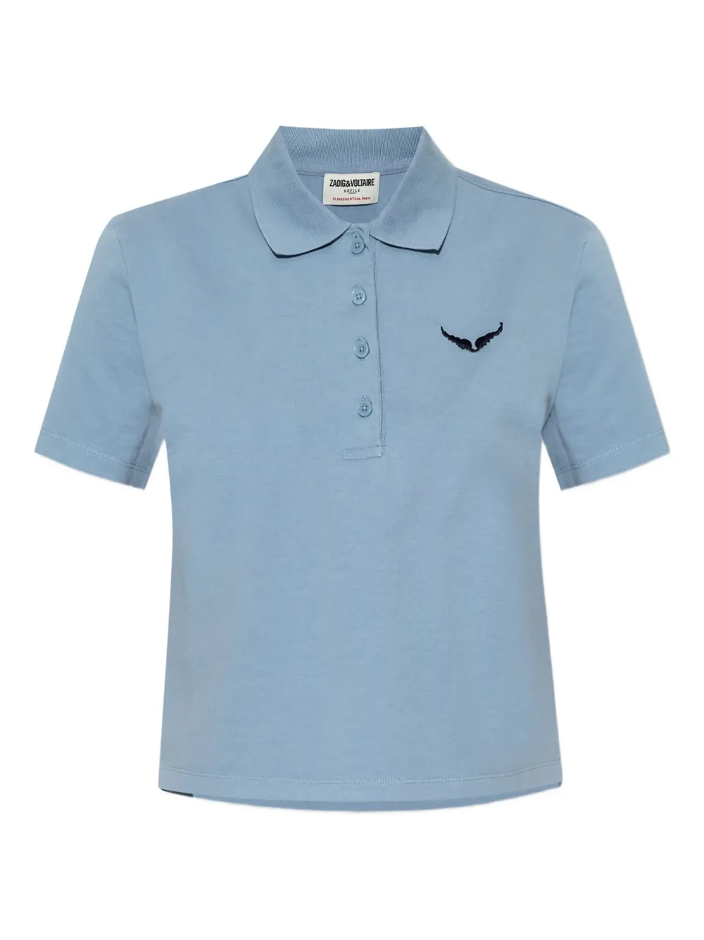 Zadig&Voltaire embroidered-logo polo top