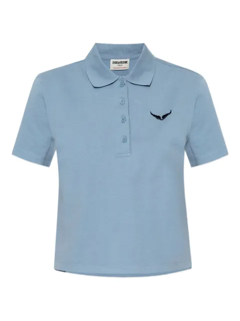 Zadig&Voltaire embroidered-logo polo top