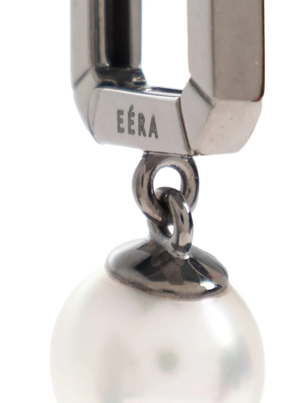  Eéra Pendiente Candy Mini Pearls En Oro Blanco De 18 Ct - Plateado 