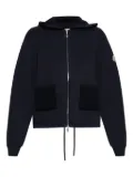 Moncler knitted pockets hoodie - Blue