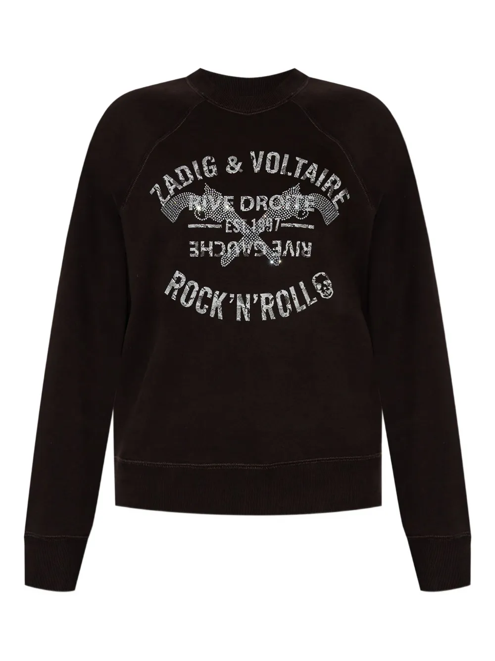 Zadig&Voltaire graphic-print sweatshirt | Brown | Image 1