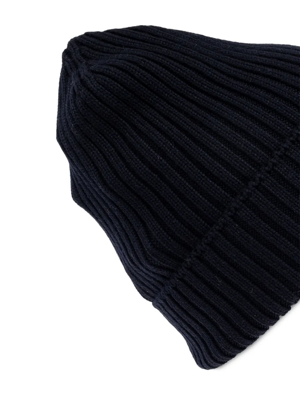 Moncler Enfant Ribgebreide muts Blauw