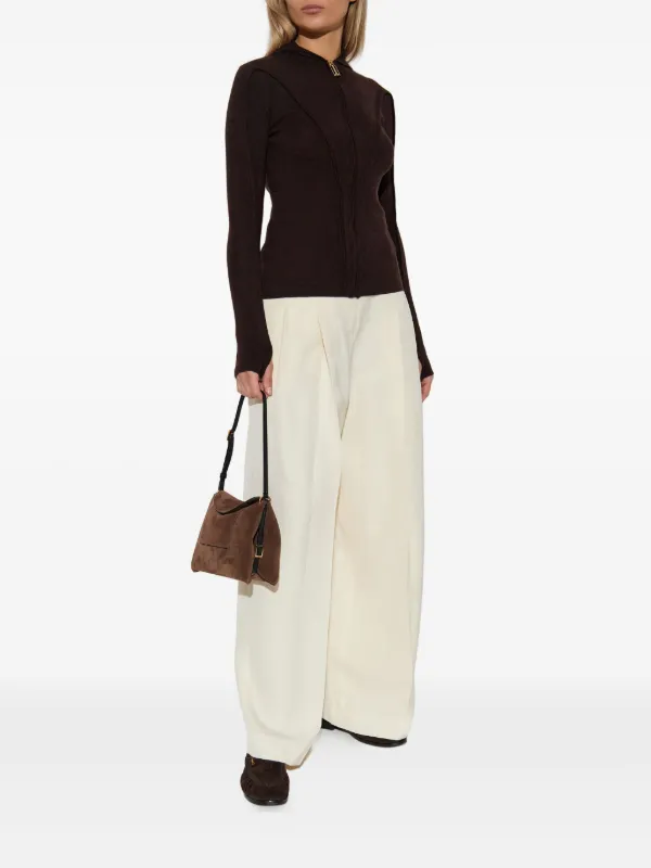 Maddalena and Onde-print silk scarf 