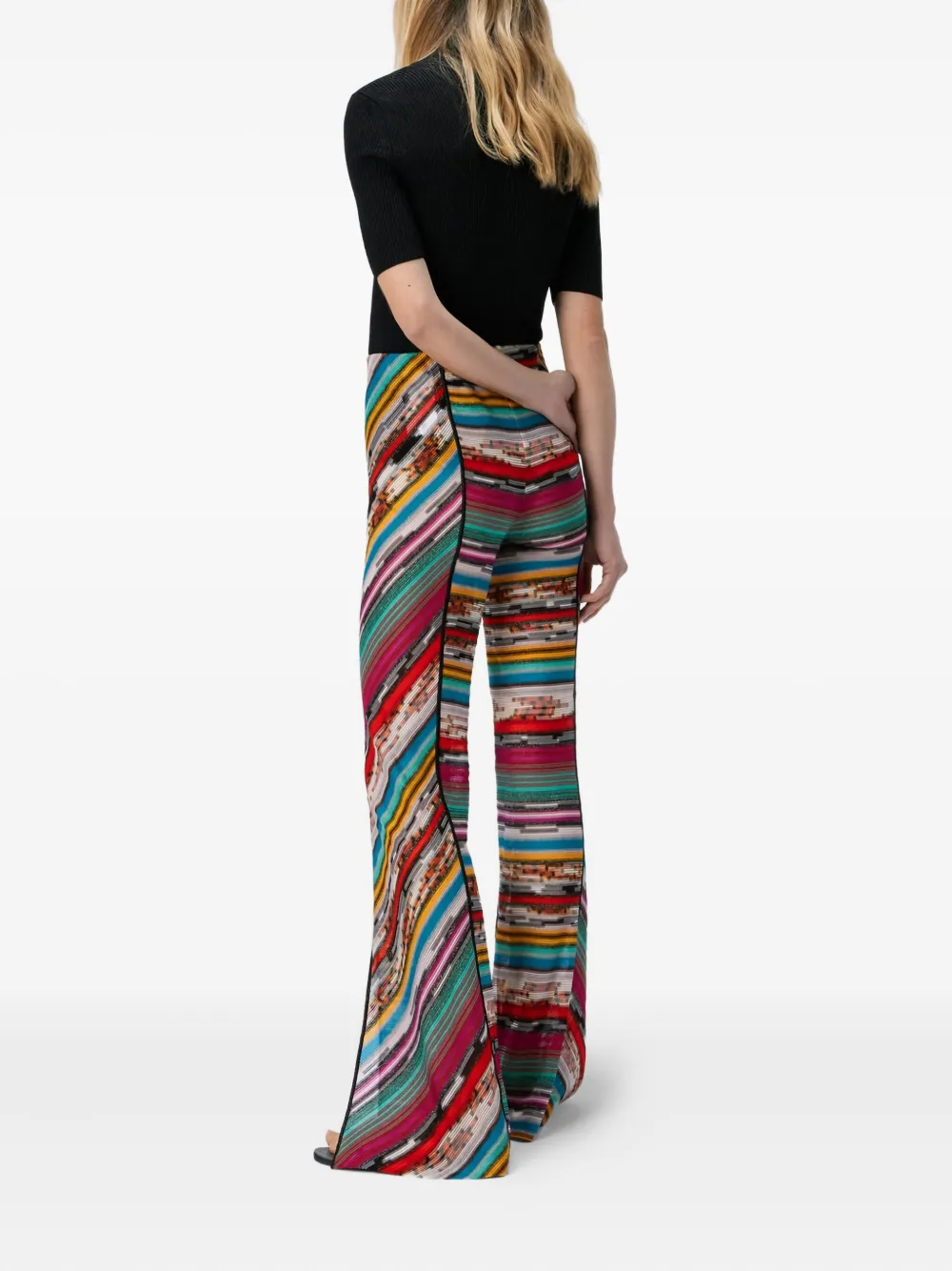 Missoni Striped Trousers In Multi