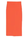 JOSEPH ribbed midi skirt - Orange