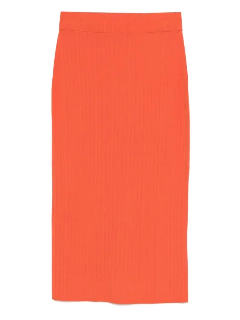 JOSEPH ribbed midi skirt