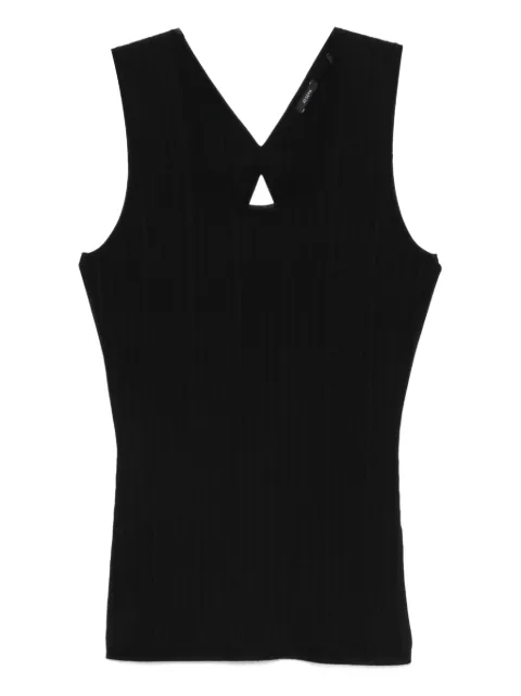 JOSEPH keyhole ribbed top