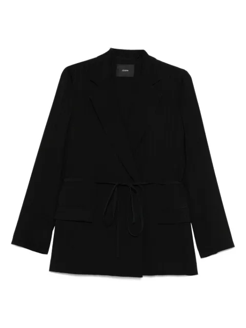JOSEPH tie-waist pinstripe jacket