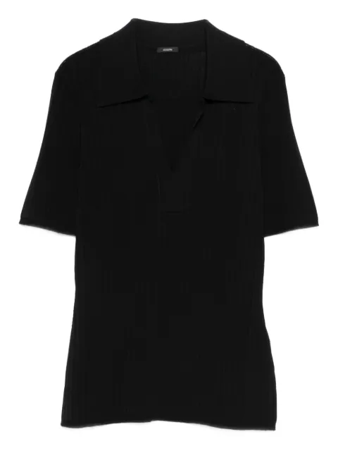 JOSEPH ribbed polo-neck top