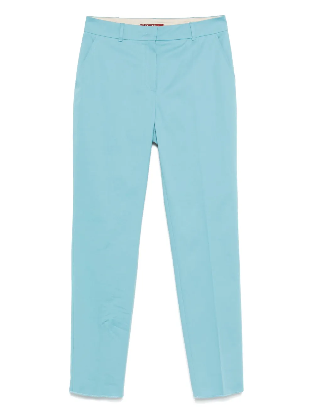 Max Mara Broek van stretch-katoen Blauw