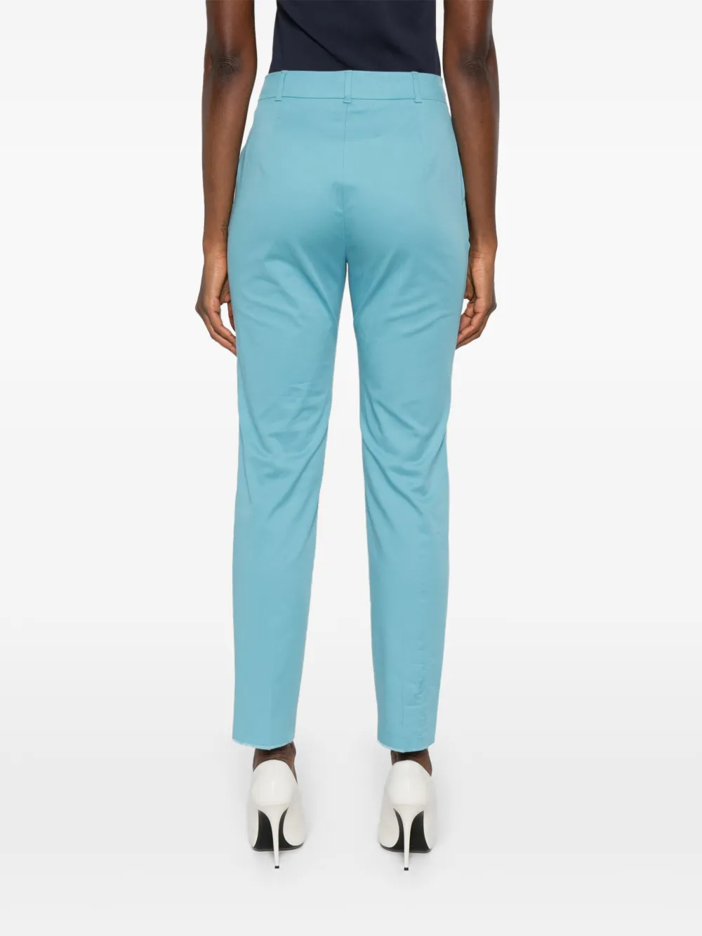 Max Mara Broek van stretch-katoen Blauw