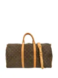 Louis Vuitton Pre-Owned 2000 Monogram Keepall Bandouliere 50 travel bag - Brown