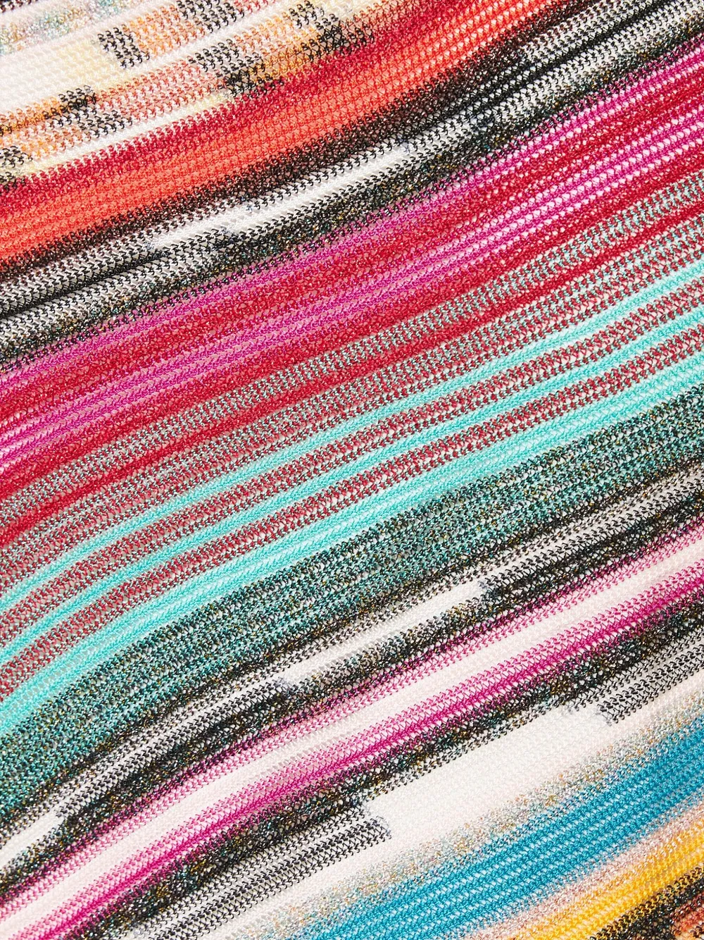 Missoni Striped-pattern One-shoulder Top In Multi