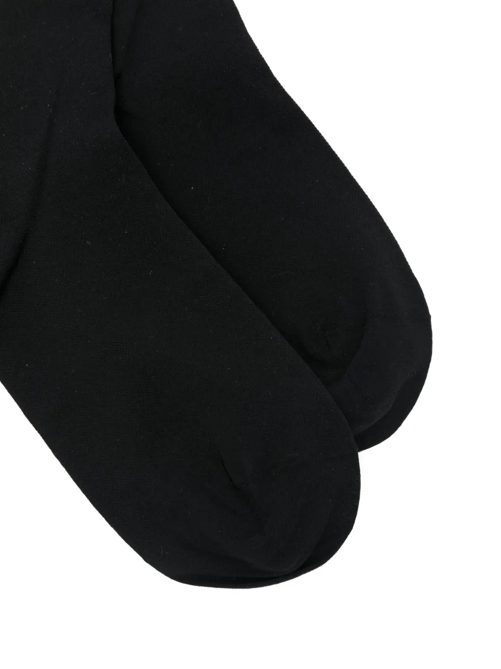 Falke Geribbelde sokken Zwart