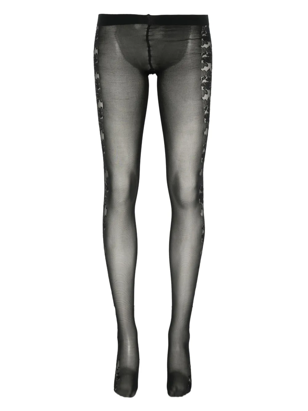 Falke lace-panelled tights | Black | Image 1