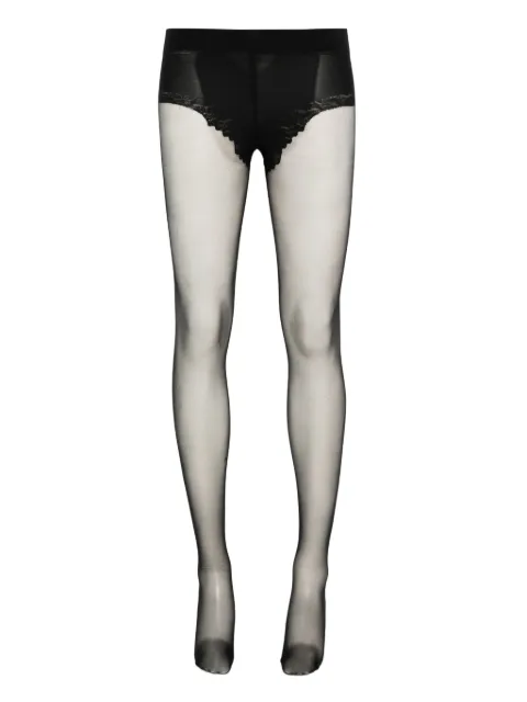 Falke lace-top tights
