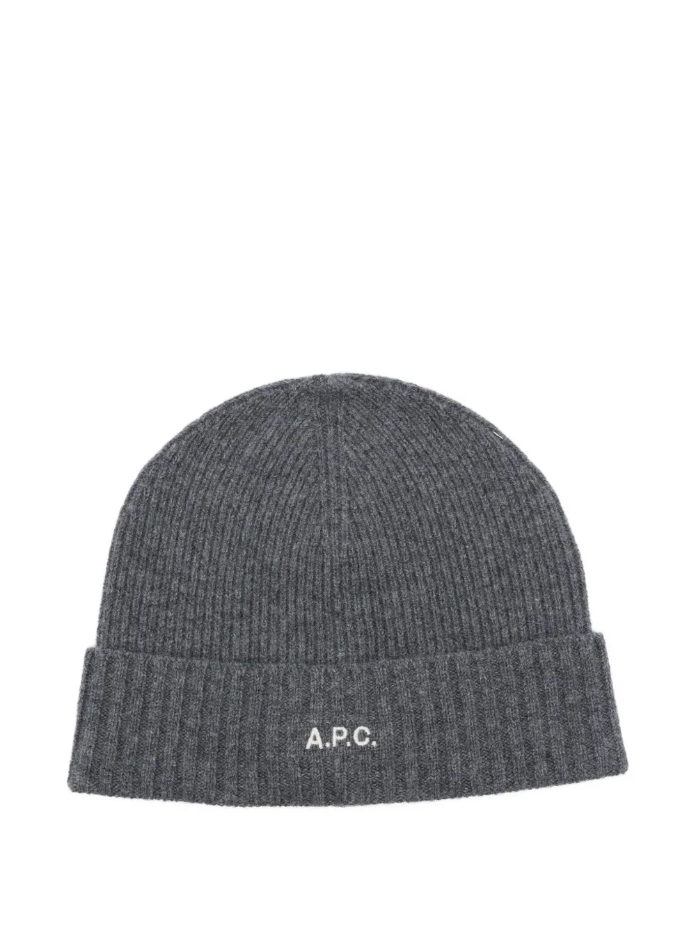 A.P.C. ribbed wool beanie | Grey | Image 1