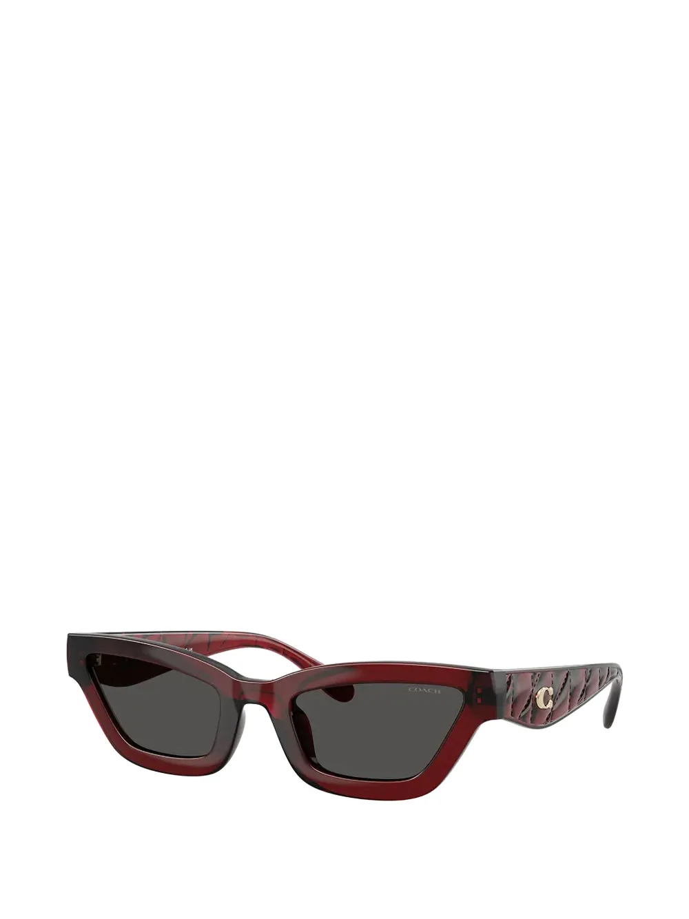 Coach geometric quilted sunglasses - Rood